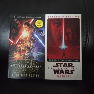 Star Wars Book Set - The Force Awakens & The Last Jedi Like New